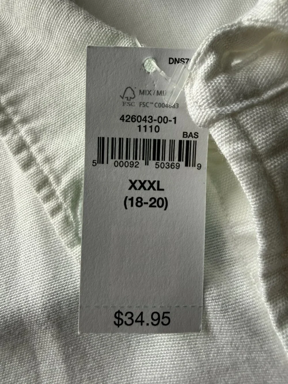 Gap Kids boys white short sleeve collared button down shirt size XXXL 18-20
